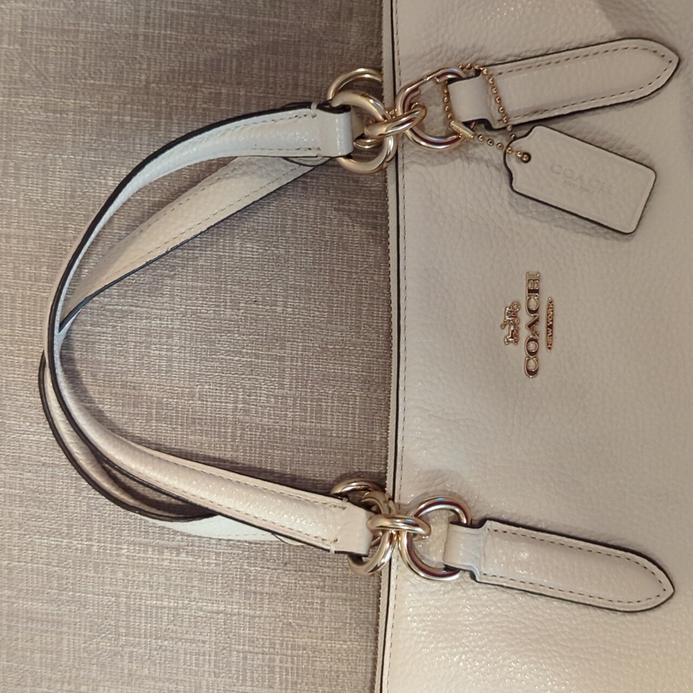 Coach Pebbled Leather Ally Satchel F30565 - Picture 9 of 12